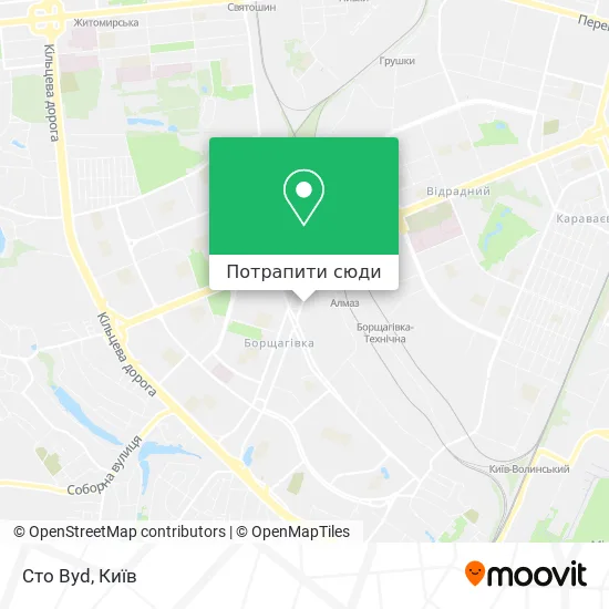 Карта Сто Byd