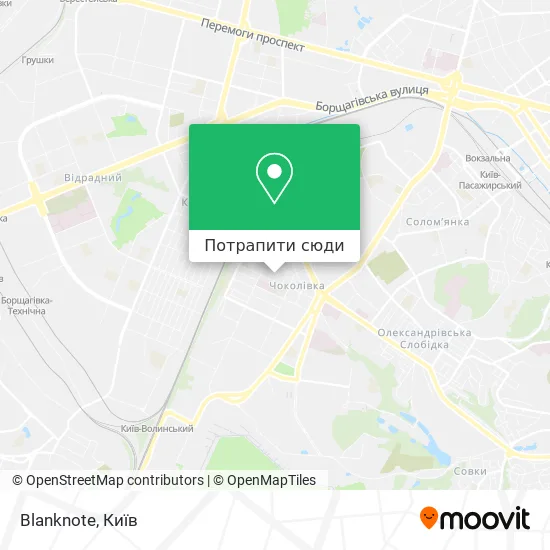 Карта Blanknote