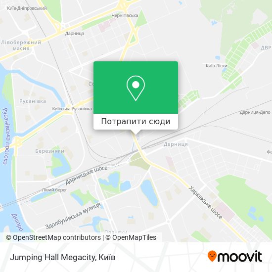 Карта Jumping Hall Megacity