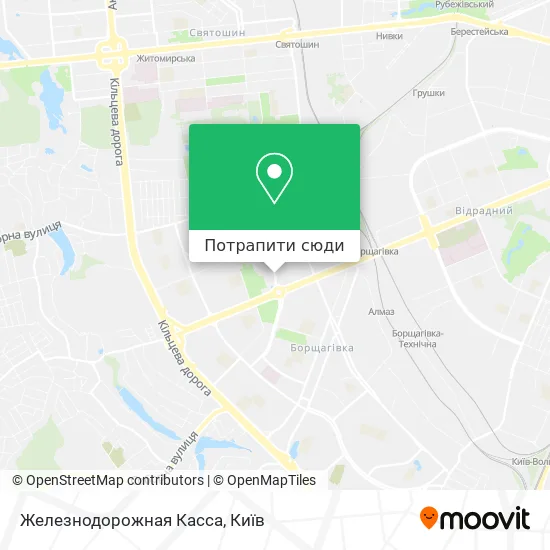 Карта Железнодорожная Касса