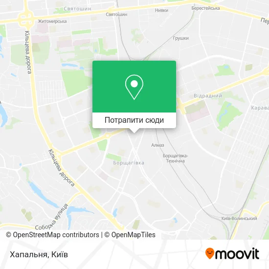 Карта Хапальня