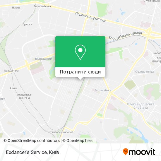 Карта Exdancer's Service