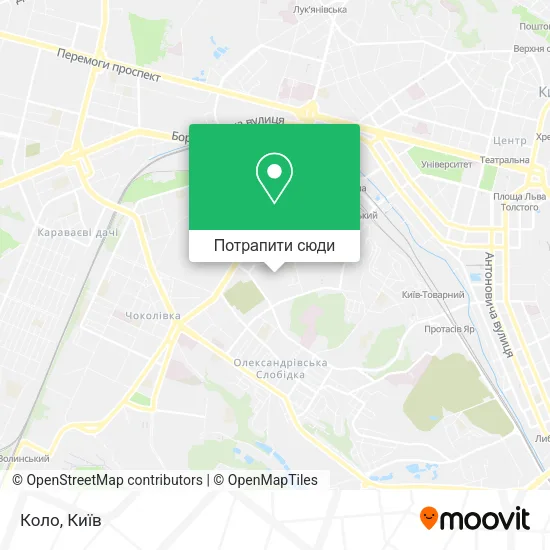 Карта Коло