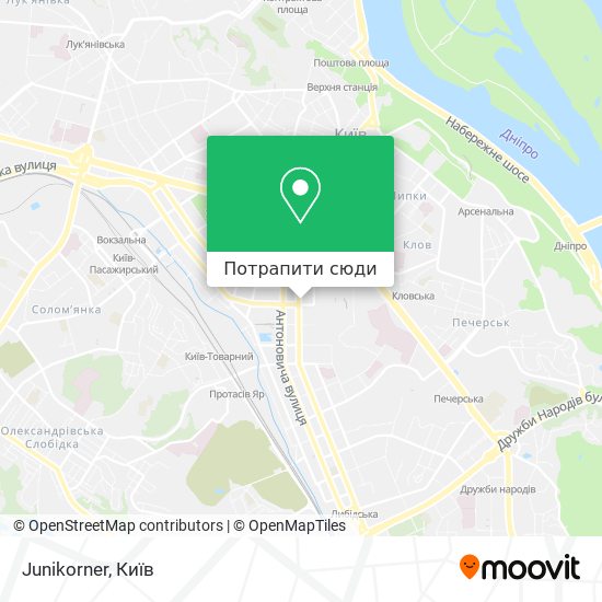 Карта Junikorner