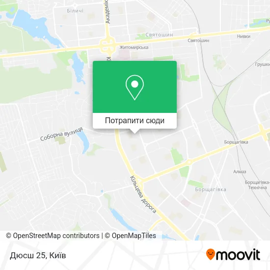 Карта Дюсш 25