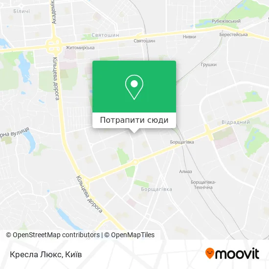 Карта Кресла Люкс