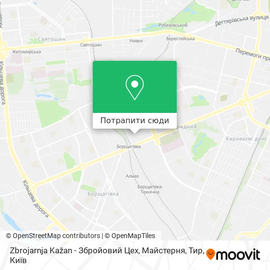 Карта Zbrojarnja Kažan - Збройовий Цех, Майстерня, Тир