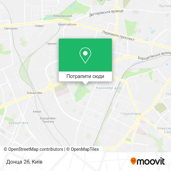Карта Донца 2б