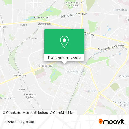 Карта Музей Нау