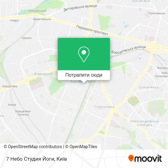 Карта 7 Небо Студия Йоги