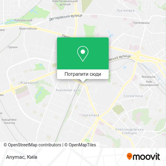 Карта Anymac