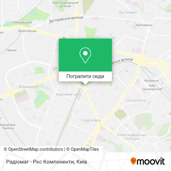 Карта Радіомаг - Ркс Компоненти