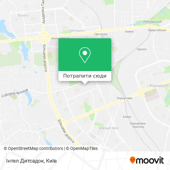 Карта Інтел Дитсадок