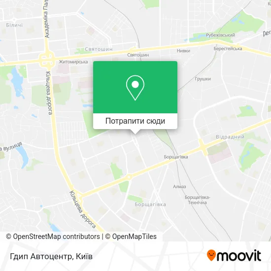 Карта Гдип Автоцентр