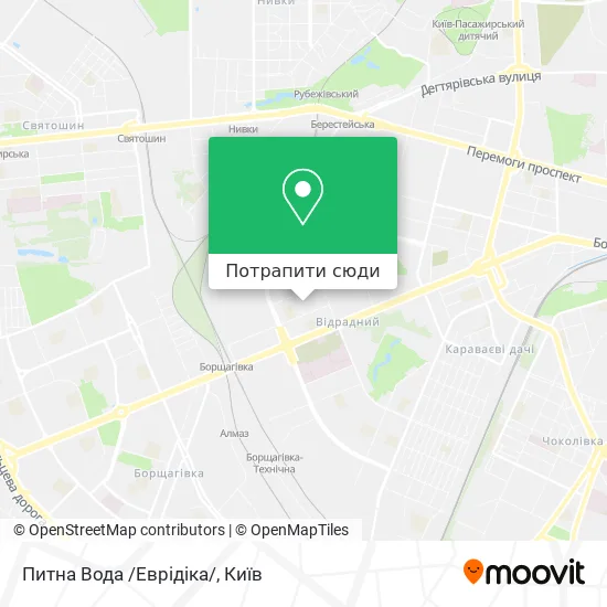 Карта Питна Вода /Еврідіка/