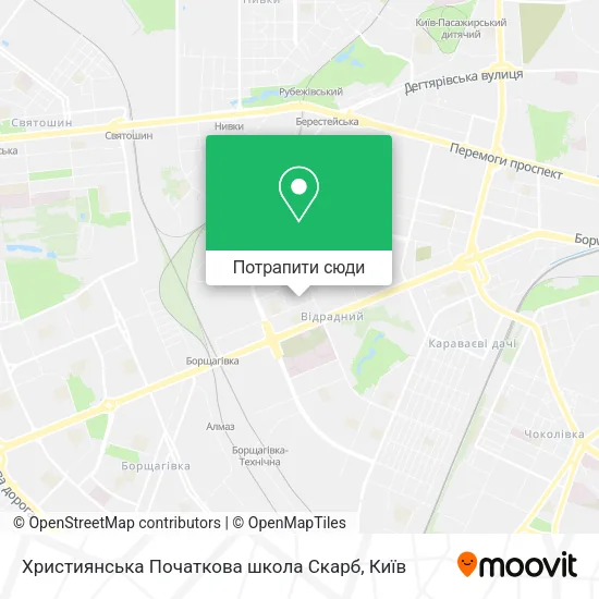 Карта Християнська Початкова школа Скарб