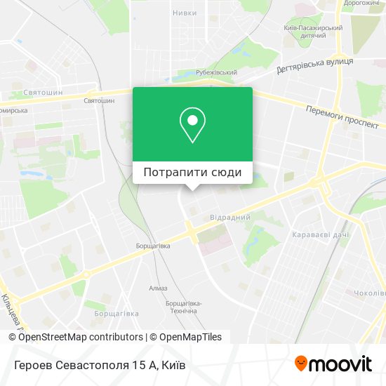 Карта Героев Севастополя 15 А