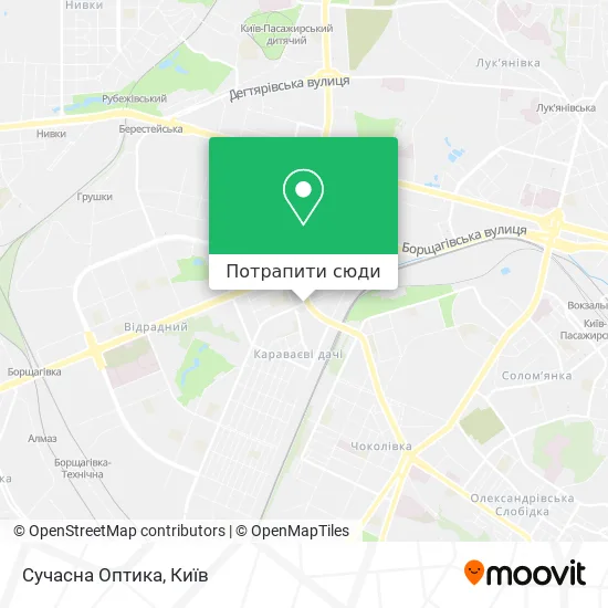 Карта Сучасна Оптика