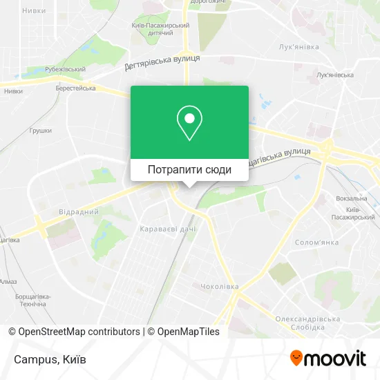 Карта Campus
