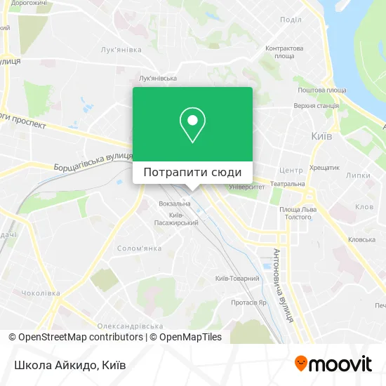 Карта Школа Айкидо