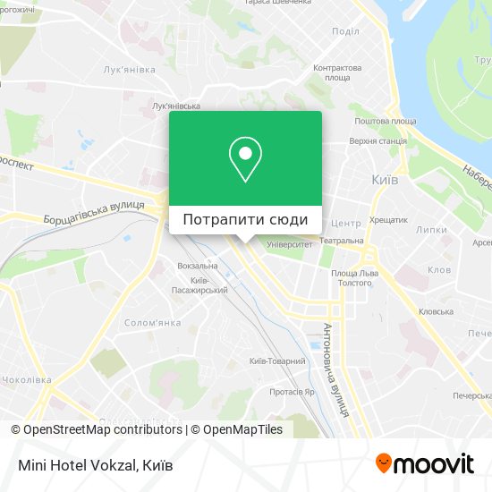 Карта Mini Hotel Vokzal