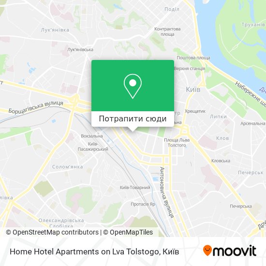 Карта Home Hotel Apartments on Lva Tolstogo