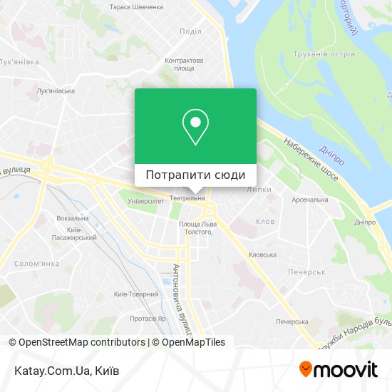 Карта Katay.Com.Ua
