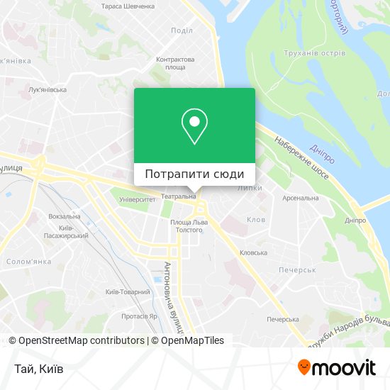 Карта Тай