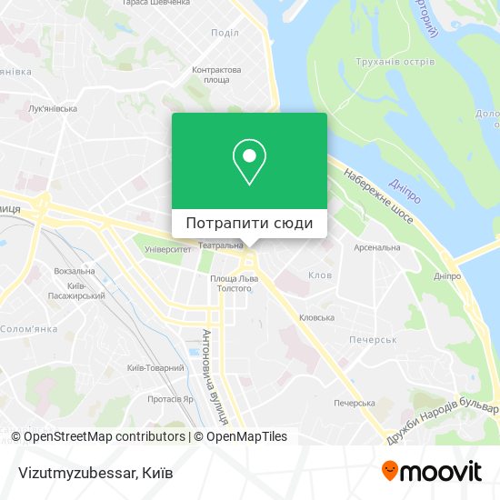 Карта Vizutmyzubessar