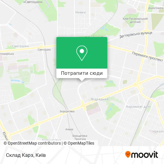 Карта Склад Карз