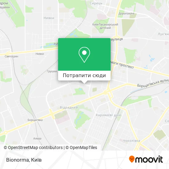Карта Bionorma