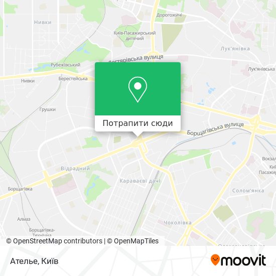 Карта Ателье