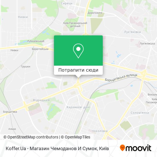 Карта Koffer.Ua - Магазин Чемоданов И Сумок