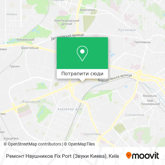 Карта Ремонт Наушников Fix Port (Звуки Киева)