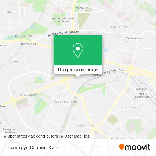 Карта Техногруп Сервис