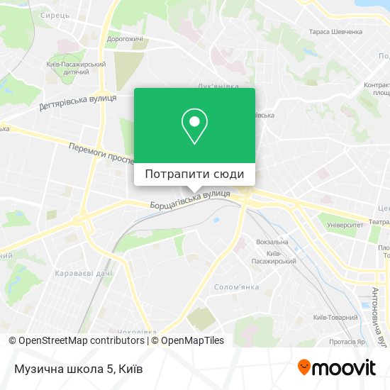 Карта Музична школа 5