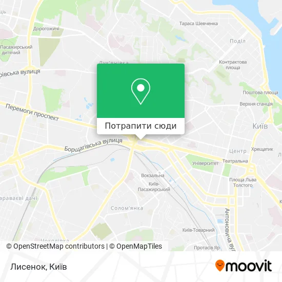 Карта Лисенок