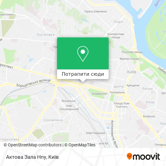 Карта Актова Зала Нпу