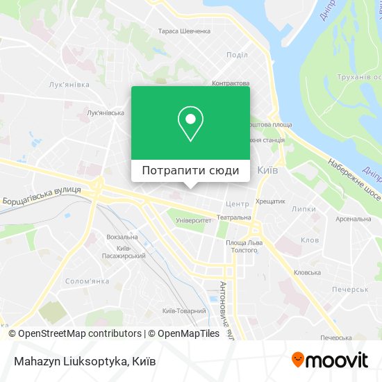 Карта Mahazyn Liuksoptyka