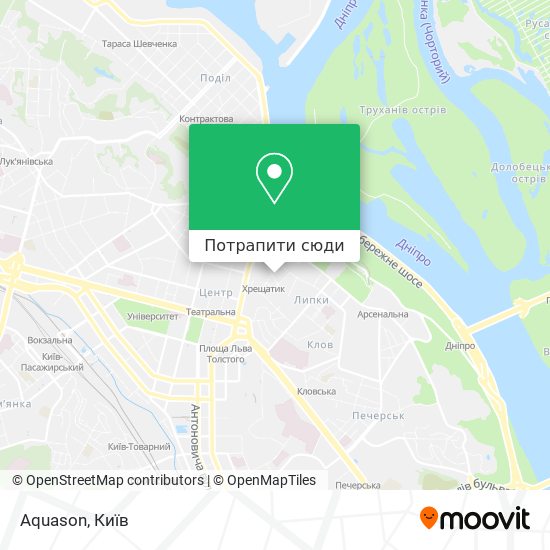 Карта Aquason