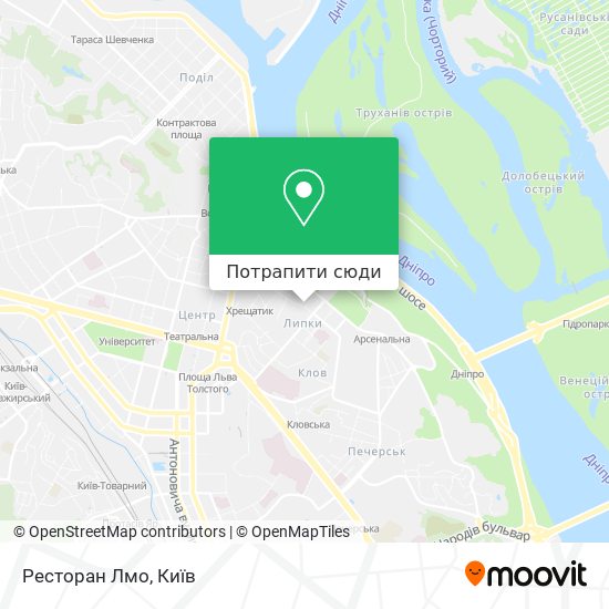 Карта Ресторан Лмо