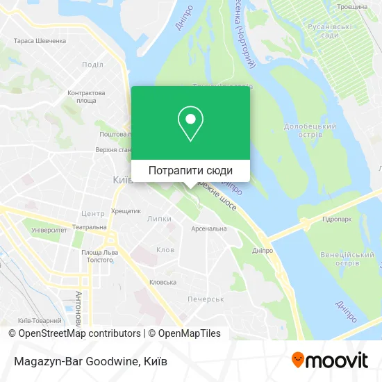 Карта Magazyn-Bar Goodwine