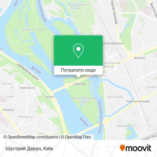 Карта Шустрий Дерун