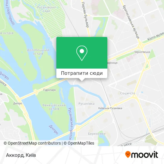 Карта Аккорд