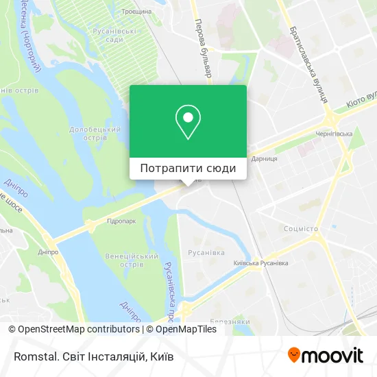 Карта Romstal. Світ Інсталяцій