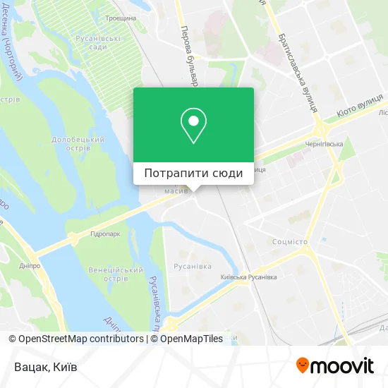 Карта Вацак