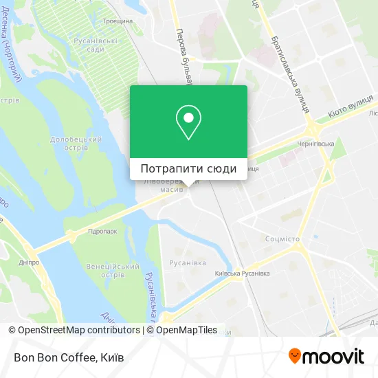 Карта Bon Bon Coffee