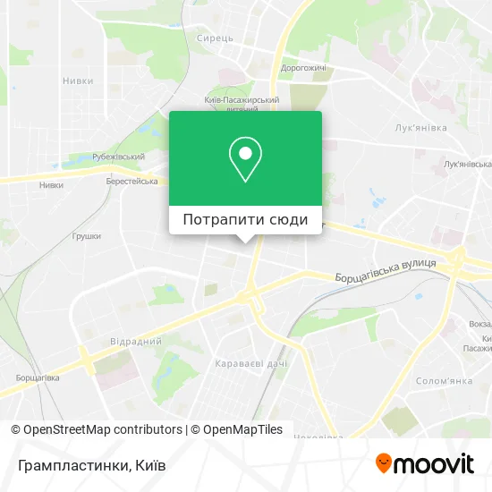Карта Грампластинки