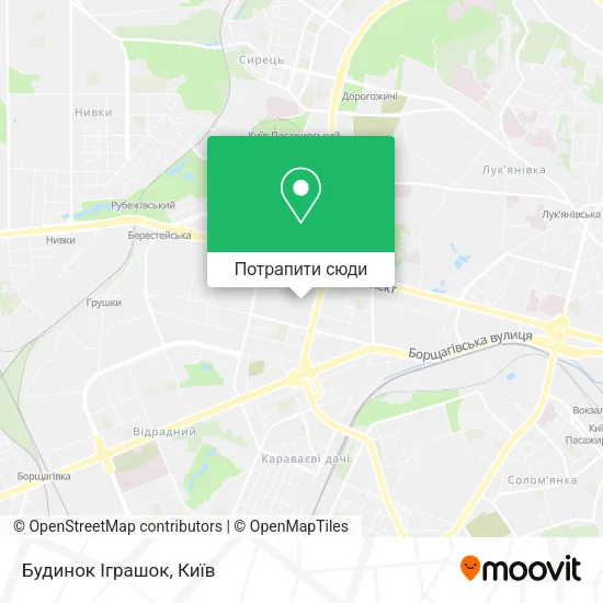 Карта Будинок Іграшок