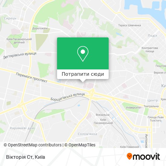 Карта Вікторія Ст